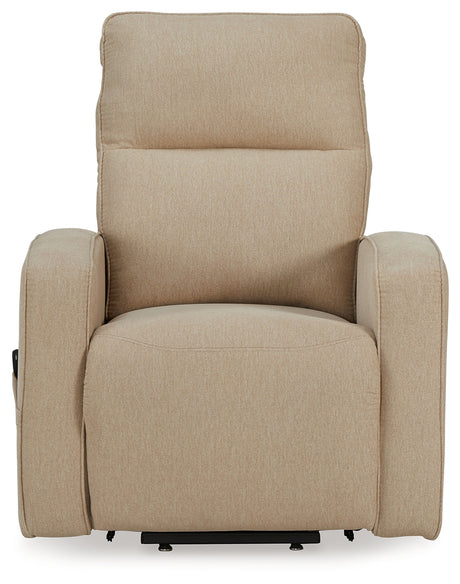 Starganza Taupe Power Lift Recliner from Ashley - Luna Furniture