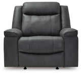 Status Check Shadow Recliner from Ashley - Luna Furniture