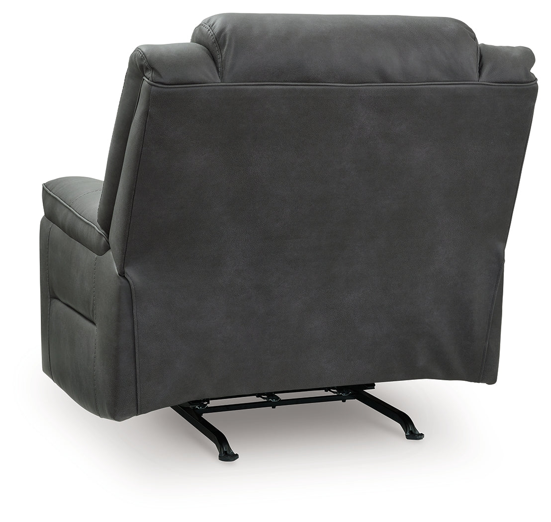 Status Check Shadow Recliner from Ashley - Luna Furniture