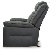Status Check Shadow Recliner from Ashley - Luna Furniture
