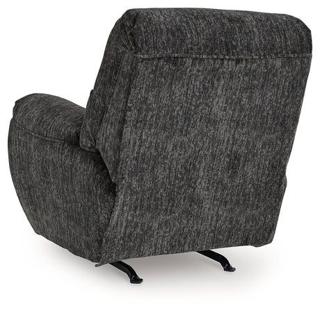 Stayfish Gunmetal Recliner from Ashley - Luna Furniture