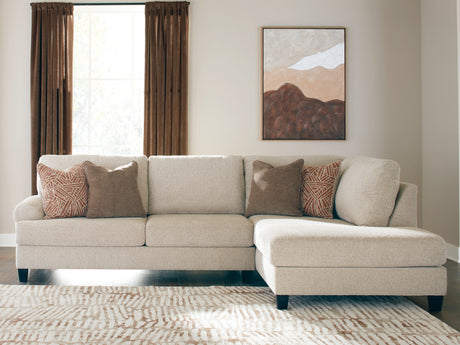 Steelwater Retreat Latte 2-Piece Sectional with Chaise from Ashley - Luna Furniture