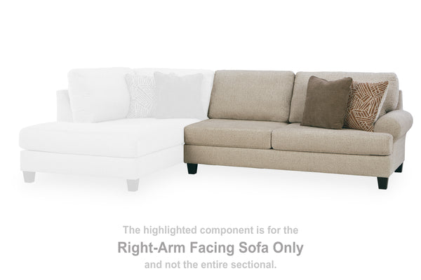 Steelwater Retreat Latte Right-Arm Facing Sofa