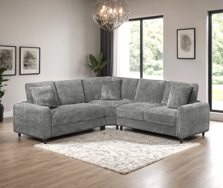 Stella Gray Sectional from Happy Homes - Luna Furniture