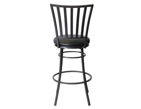 Stellan Gunmetal/Midnight 30″ Bar Stool, Swivel from Steve Silver - Luna Furniture