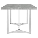 Sterling Gray Rectangular Faux Marble Dining Table from Coaster - Luna Furniture