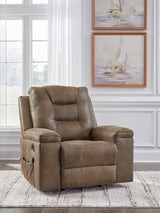 Stockworth Earth Recliner from Ashley - Luna Furniture