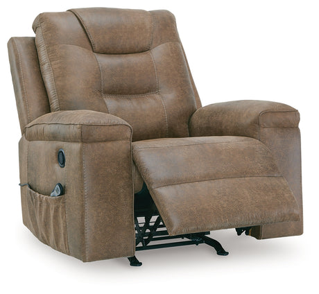 Stockworth Earth Recliner from Ashley - Luna Furniture