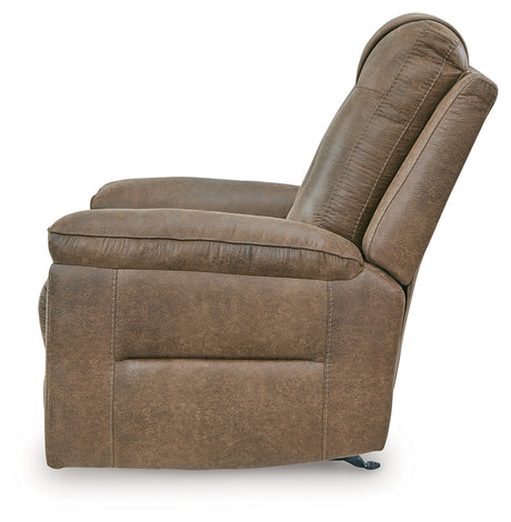 Stockworth Earth Recliner from Ashley - Luna Furniture