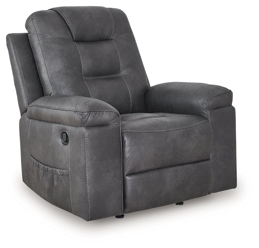 Stockworth Granite Recliner from Ashley - Luna Furniture