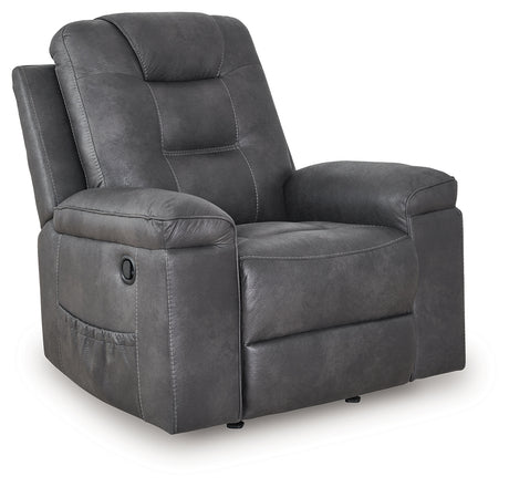 Stockworth Granite Recliner from Ashley - Luna Furniture