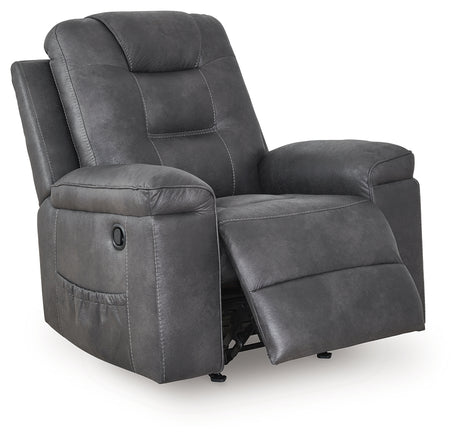 Stockworth Granite Recliner from Ashley - Luna Furniture