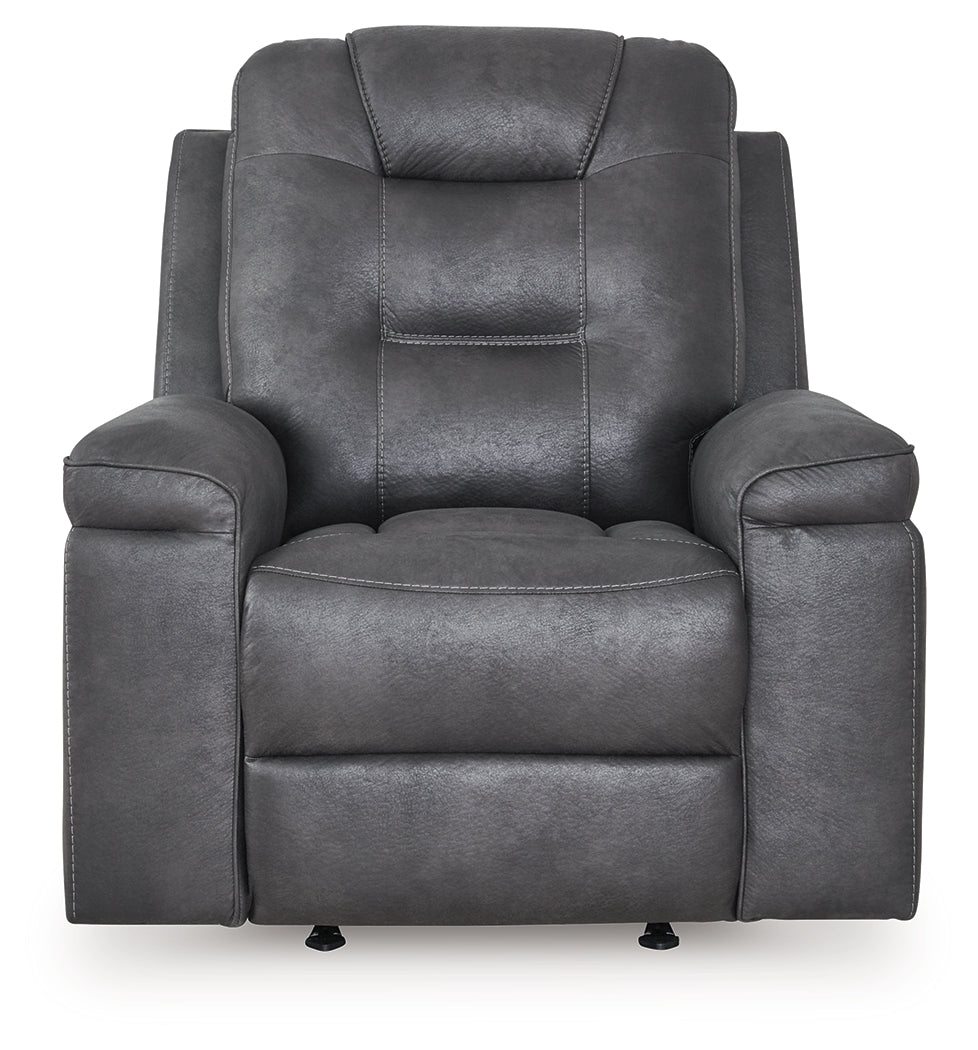 Stockworth Granite Recliner from Ashley - Luna Furniture