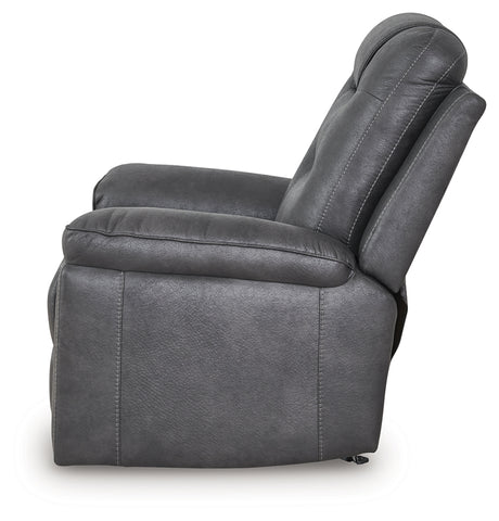 Stockworth Granite Recliner from Ashley - Luna Furniture