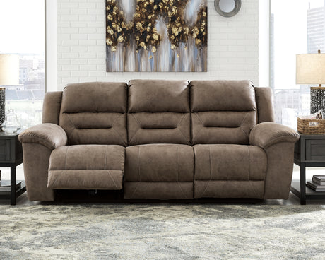 Stoneland Power Reclining Sofa and Manual Recliner from Ashley - Luna Furniture