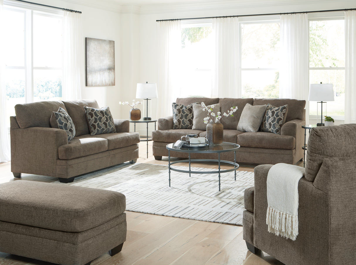 Stonemeade Sofa, Loveseat, Chair and Ottoman in Nutmeg from Ashley Furniture - Luna Furniture
