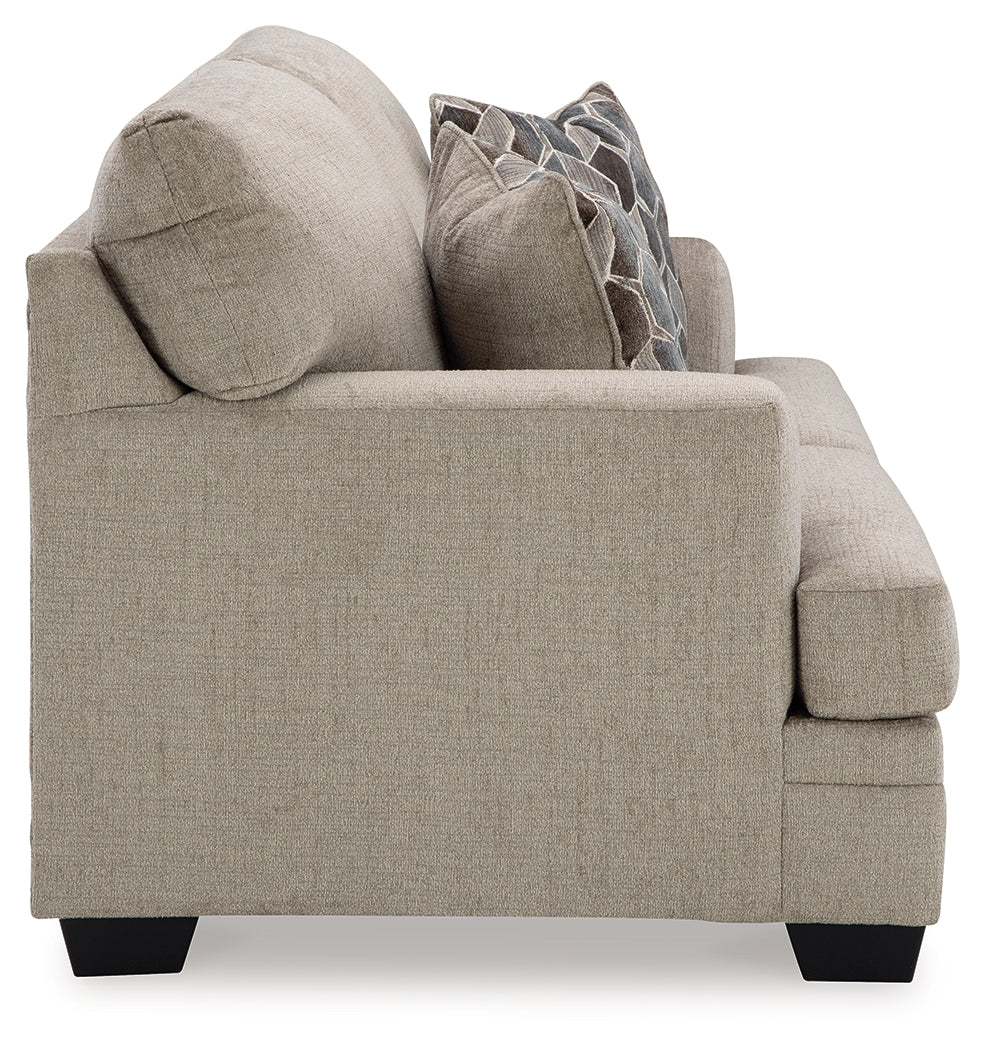 Stonemeade Sofa, Loveseat, Chair and Ottoman in Taupe from Ashley Furniture - Luna Furniture