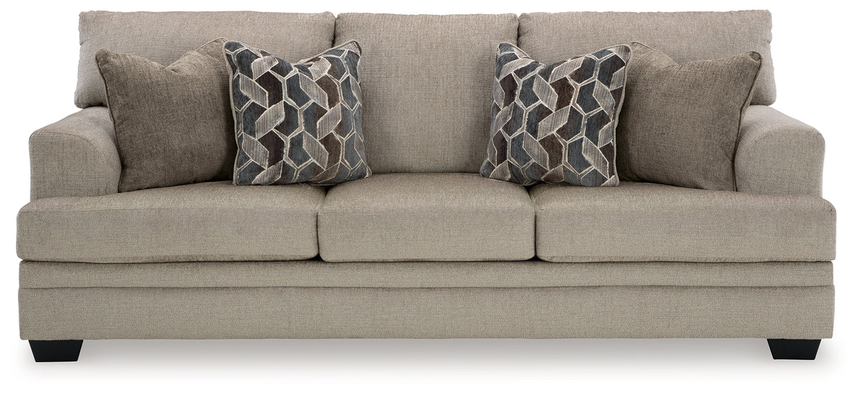 Stonemeade Sofa, Loveseat, Chair and Ottoman in Taupe from Ashley Furniture - Luna Furniture