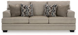 Stonemeade Sofa, Loveseat, Chair and Ottoman in Taupe from Ashley Furniture - Luna Furniture