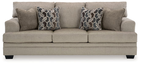 Stonemeade Sofa, Loveseat, Chair and Ottoman in Taupe from Ashley Furniture - Luna Furniture