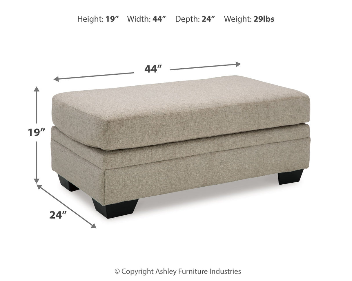 Stonemeade Sofa, Loveseat, Chair and Ottoman in Taupe from Ashley Furniture - Luna Furniture