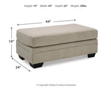Stonemeade Sofa, Loveseat, Chair and Ottoman in Taupe from Ashley Furniture - Luna Furniture