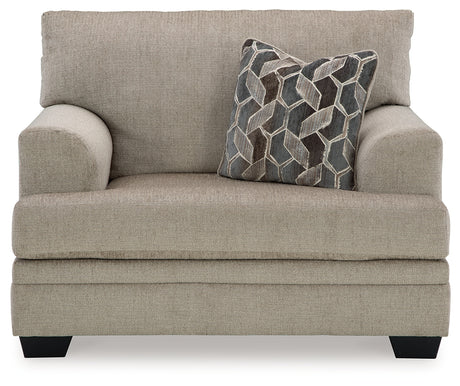 Stonemeade Sofa, Loveseat, Chair and Ottoman in Taupe from Ashley Furniture - Luna Furniture