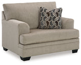 Stonemeade Sofa, Loveseat, Chair and Ottoman in Taupe from Ashley Furniture - Luna Furniture