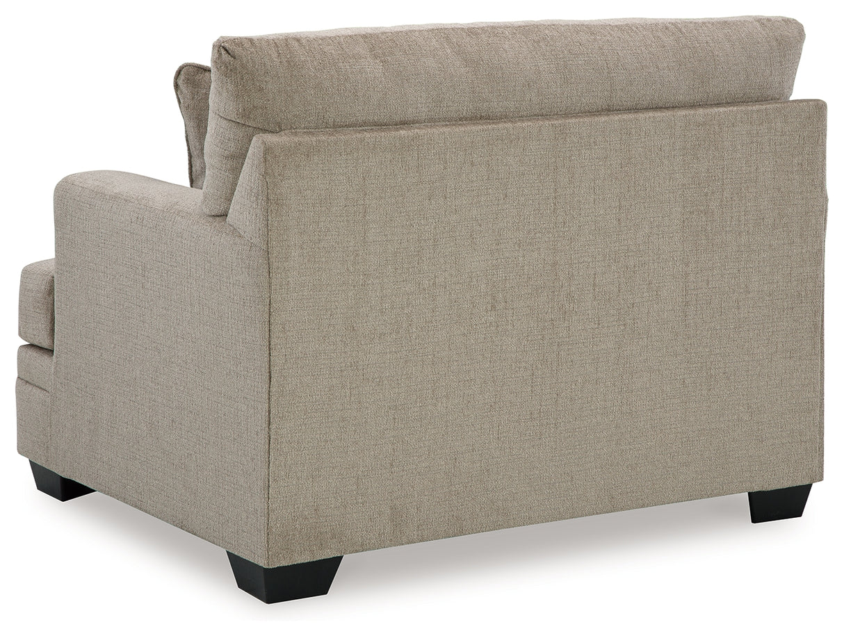 Stonemeade Sofa, Loveseat, Chair and Ottoman in Taupe from Ashley Furniture - Luna Furniture