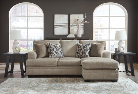 Stonemeade Taupe Sofa Chaise and Recliner from Ashley - Luna Furniture