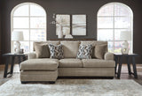 Stonemeade Taupe Sofa Chaise and Recliner from Ashley - Luna Furniture