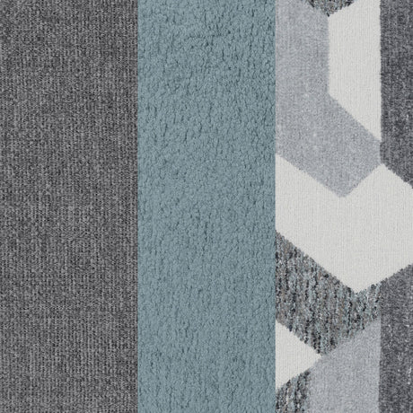 Storey Gray Upholstered Sleeper Sectional Chaise Sofa from Coaster - Luna Furniture