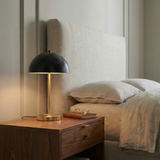 Stratos Table Lamp - Black outer - White inner from Ashcroft Furniture - Luna Furniture