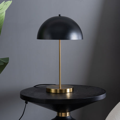 Stratos Table Lamp - Black outer - White inner from Ashcroft Furniture - Luna Furniture