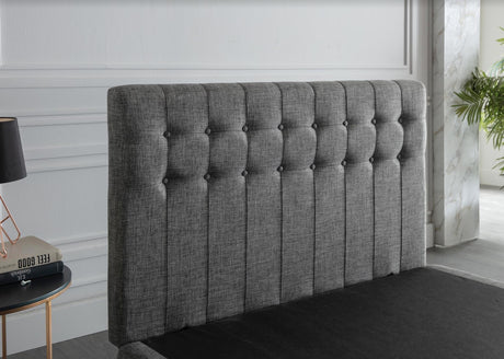 Stratton Bell Basic Grey Full Platform Bed from Bellona - Luna Furniture