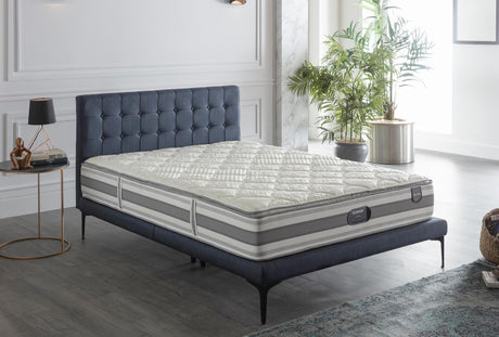 Stratton Bell Basic Navy Full Platform Bed from Bellona - Luna Furniture