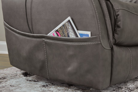 Strawbill Shadow Power Lift Recliner from Ashley - Luna Furniture