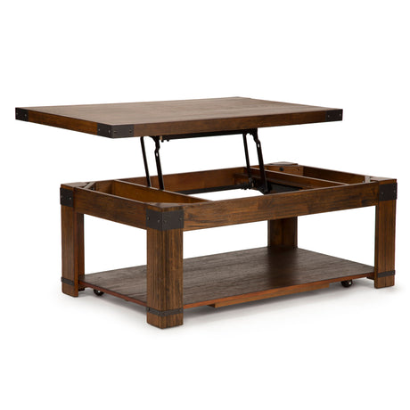 Arusha Lift Top Cocktail Table w/Casters from Steve Silver - Luna Furniture