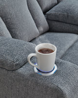 Studio Cave Sofa and Loveseat in Steel from Ashley - Luna Furniture