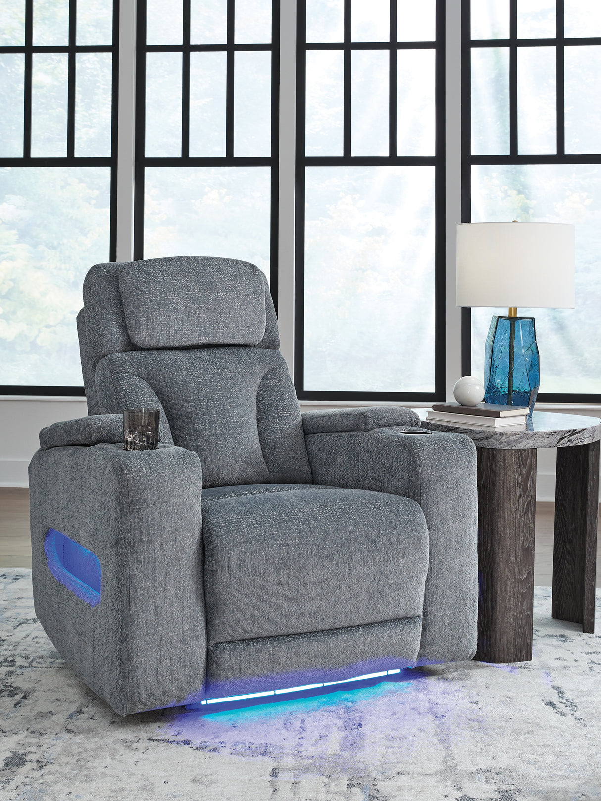 Studio Cave Steel Power Recliner from Ashley - Luna Furniture