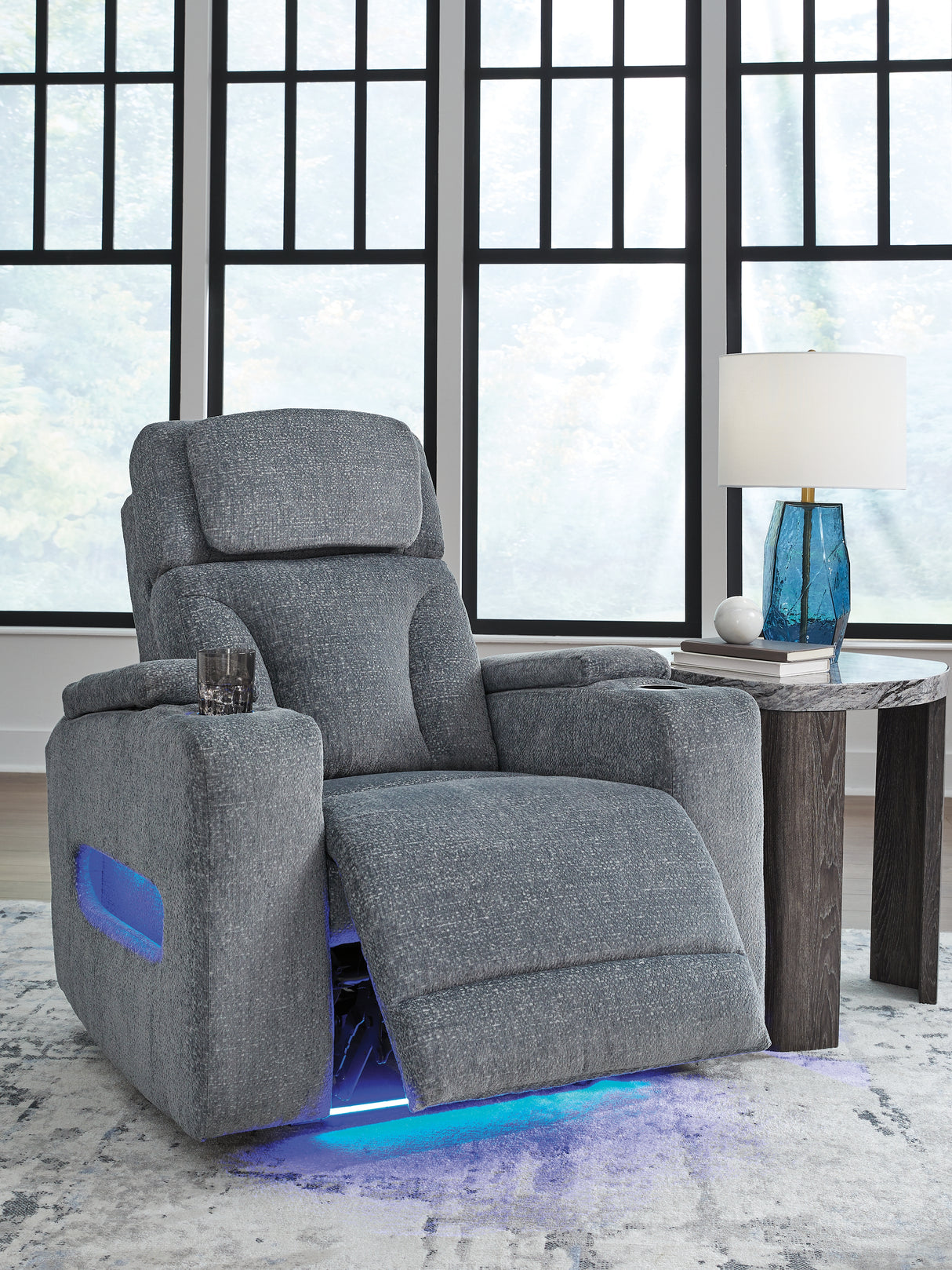 Studio Cave Steel Power Recliner from Ashley - Luna Furniture