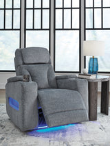 Studio Cave Steel Power Recliner from Ashley - Luna Furniture