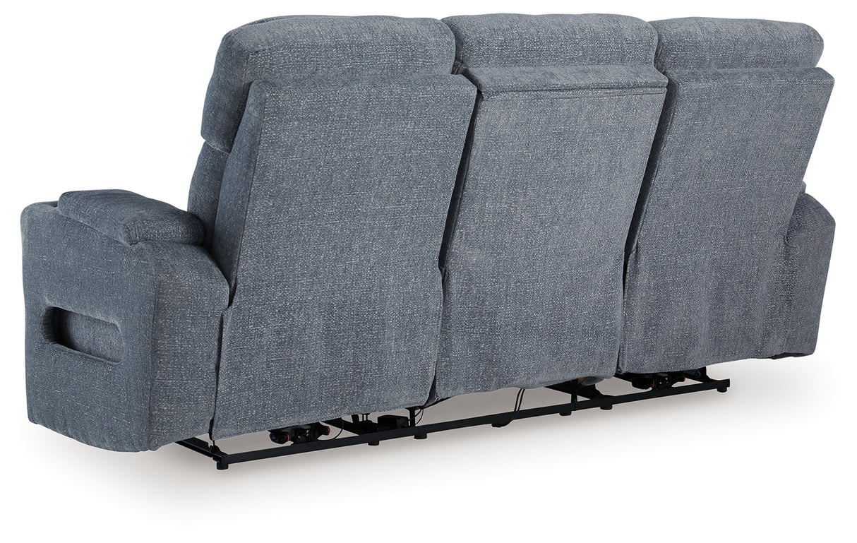 Studio Cave Steel Power Reclining Sofa from Ashley - Luna Furniture