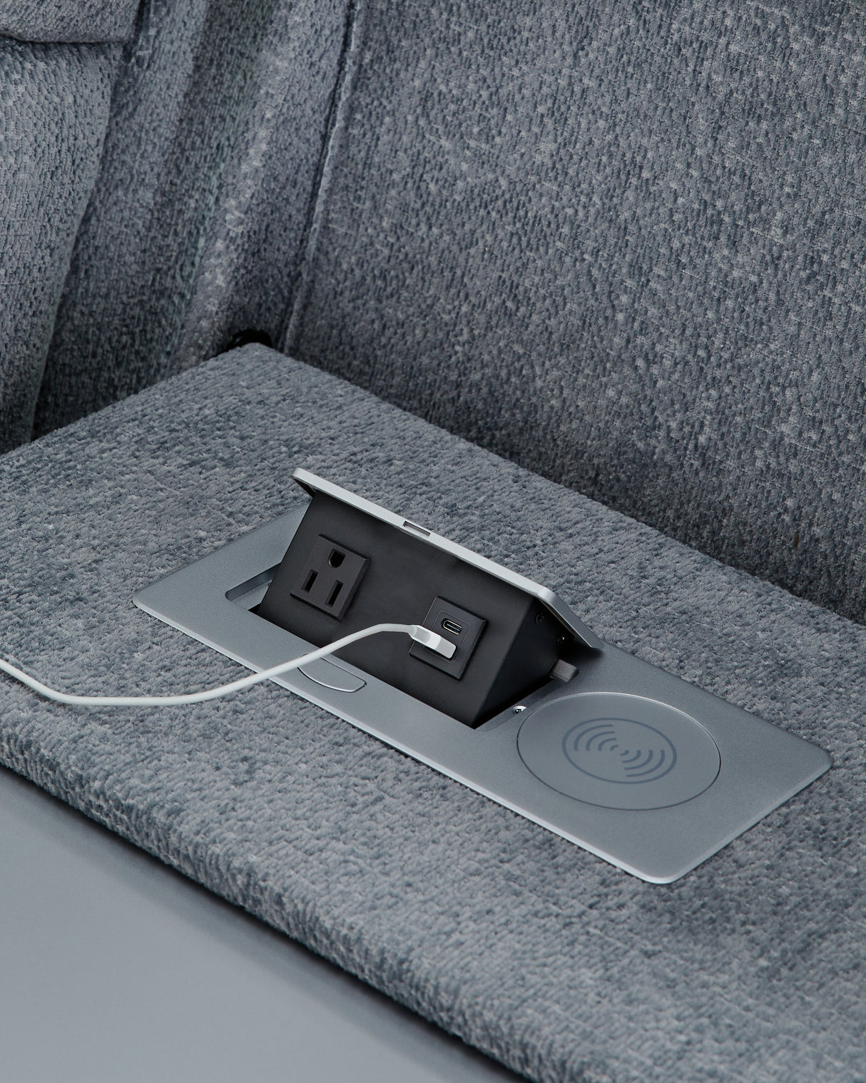 Studio Cave Steel Power Reclining Sofa from Ashley - Luna Furniture