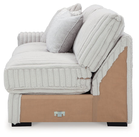 Stupendous Alloy 3-Piece Sectional and Oversized Chaise from Ashley - Luna Furniture