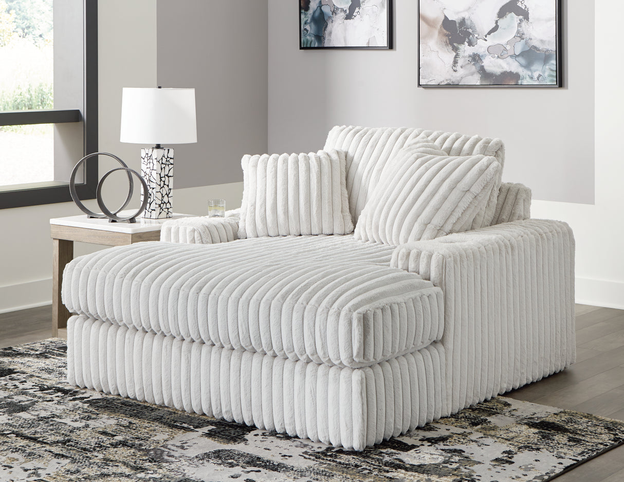 Stupendous Alloy 3-Piece Sectional and Oversized Chaise from Ashley - Luna Furniture