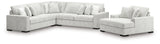 Stupendous Alloy 3-Piece Sectional and Oversized Chaise from Ashley - Luna Furniture