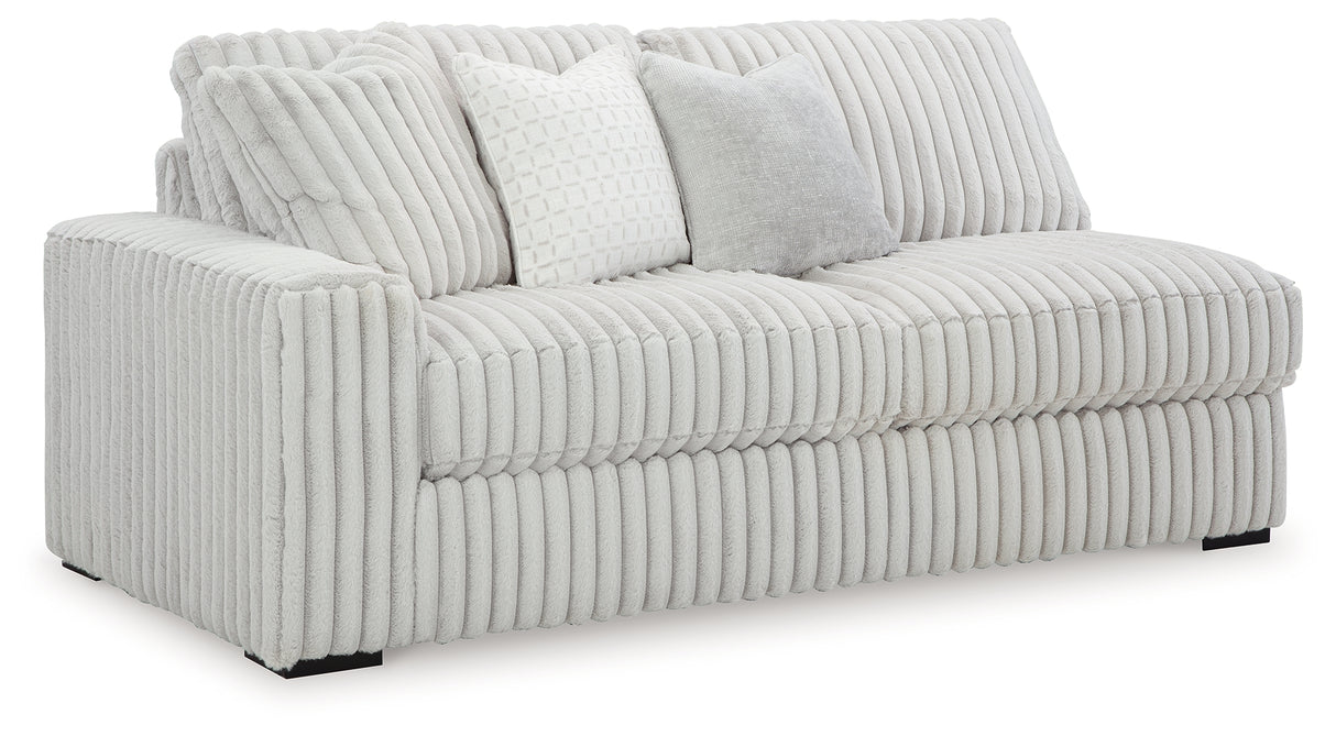 Stupendous Alloy 3-Piece Sectional and Oversized Chaise from Ashley - Luna Furniture