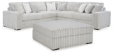 Stupendous Alloy 3-Piece Sectional with Ottoman from Ashley - Luna Furniture
