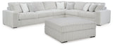 Stupendous Alloy 4-Piece Sectional with Ottoman from Ashley - Luna Furniture